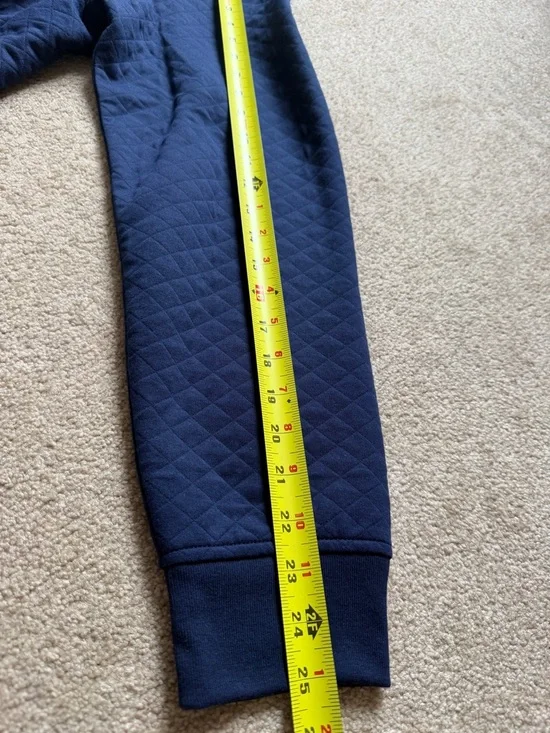 RLX Ralph Lauren Quilted Quarter Zip Pullover Blue XL Golf Performance Sweater - Picture 9 of 13